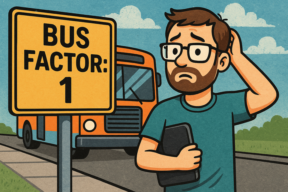 Don’t Get Hit by the Bus (Alone): Why a Low Bus Factor Will Wreck You