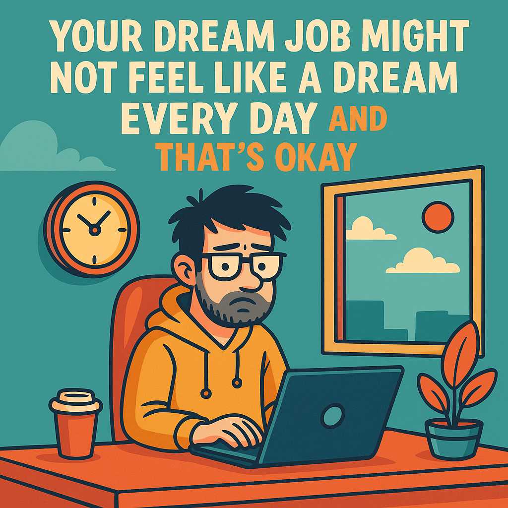 Your Dream Job Might Not Feel Like a Dream Every Day (And That’s Okay)
