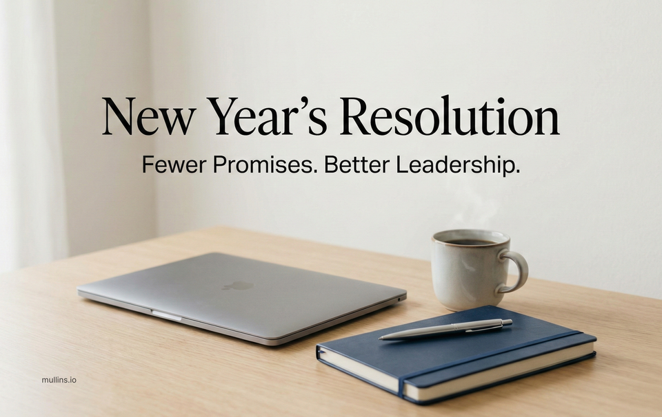 New Year’s Resolution for Tech Leaders: Fewer Promises, More Follow-Through